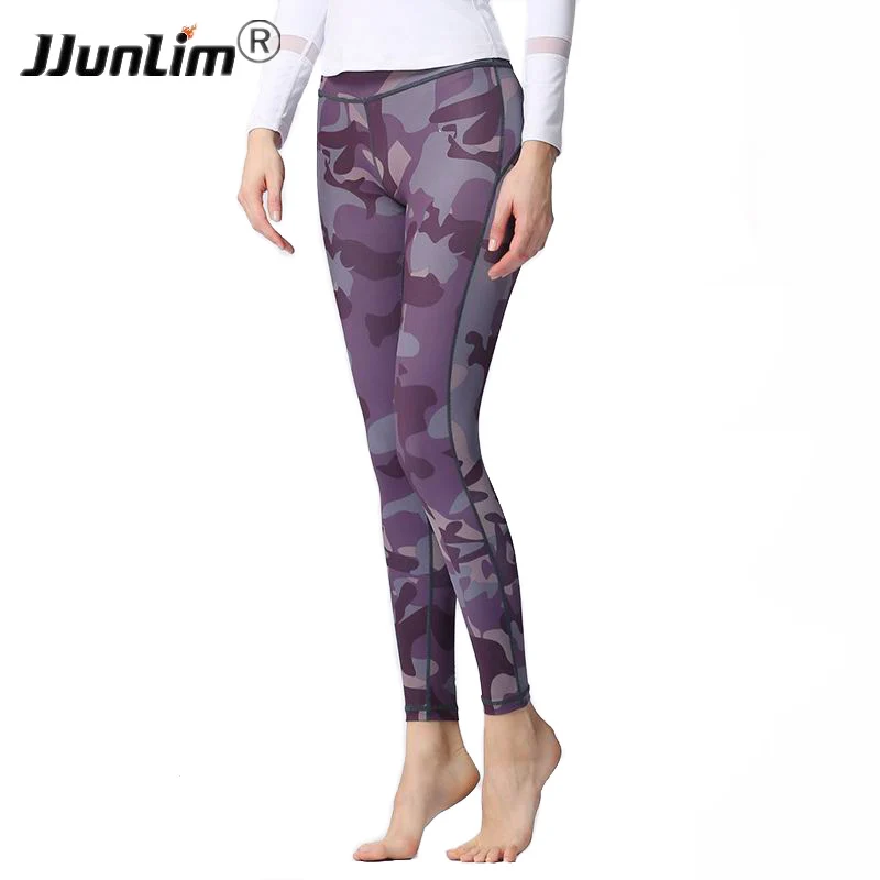 Women Yoga Pants Printed Sport leggings Stretched Fitness yoga Pants Workout Running Tight leggins sport women fitness Trousers