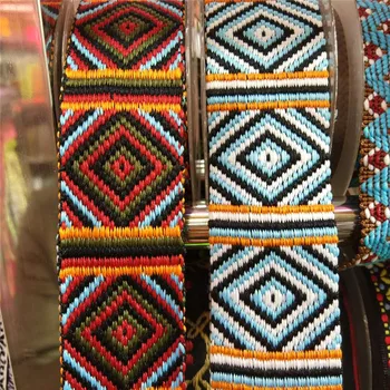 

Polyester Webbing Yarn-dyed 4cm quadrilateral DIY Sewing Webbings Ribbons Clothes Bag Straps Hats Decorative Fabric 40yards