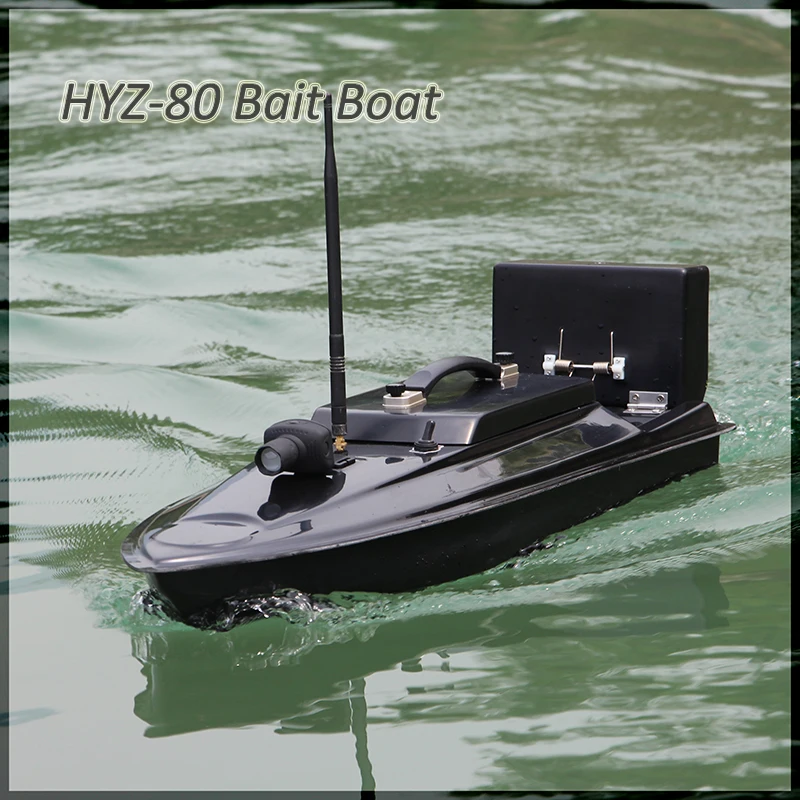 Интеллектуальная Морская рыбалка погружение RC лодка HYZ-80 дистанционное управление Рыба Кормление Крюк Приманка лодка добавить gps эхолот автоматический круиз