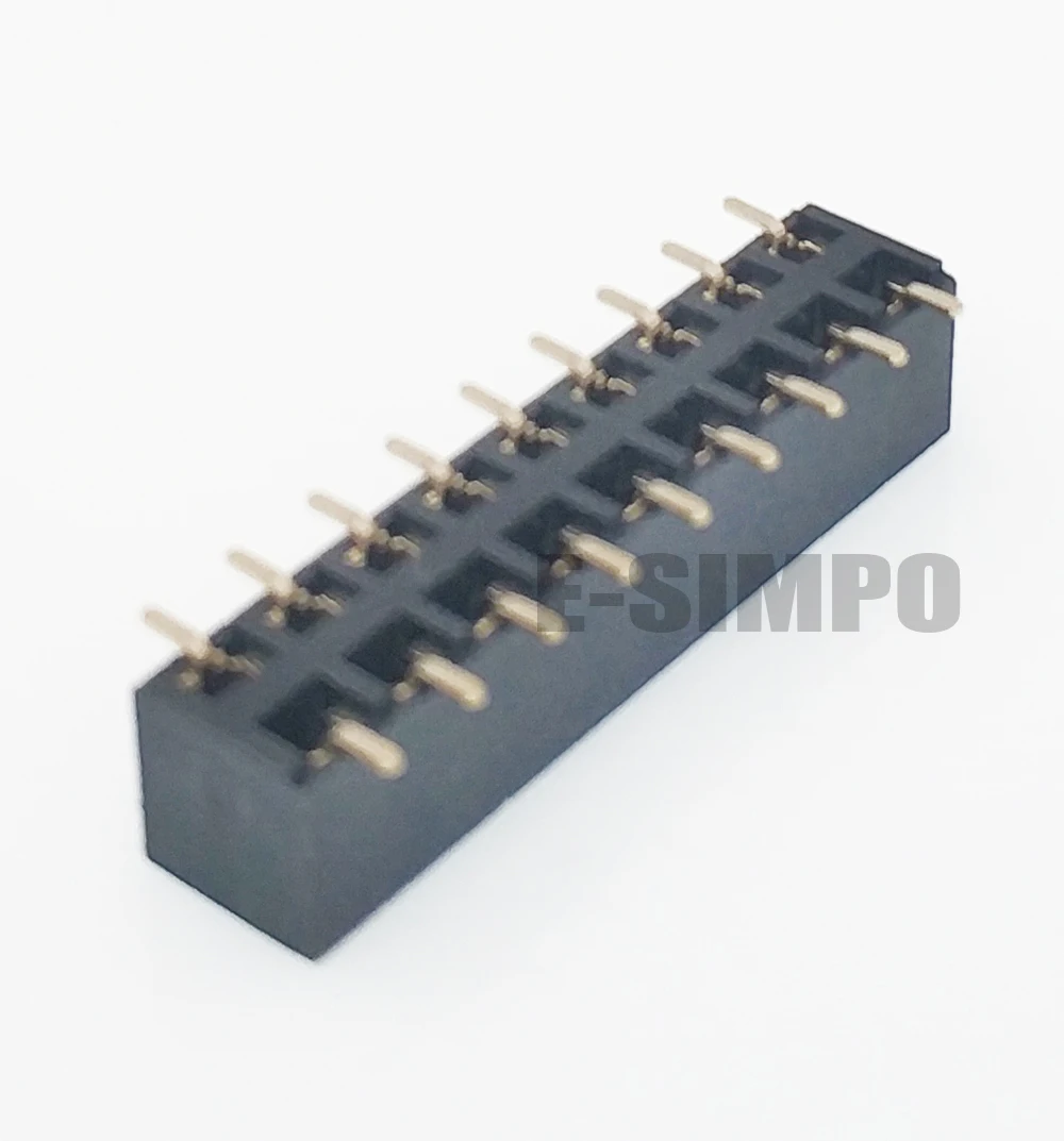 2.54mm 2X9P SMD Female header PH5 (5)