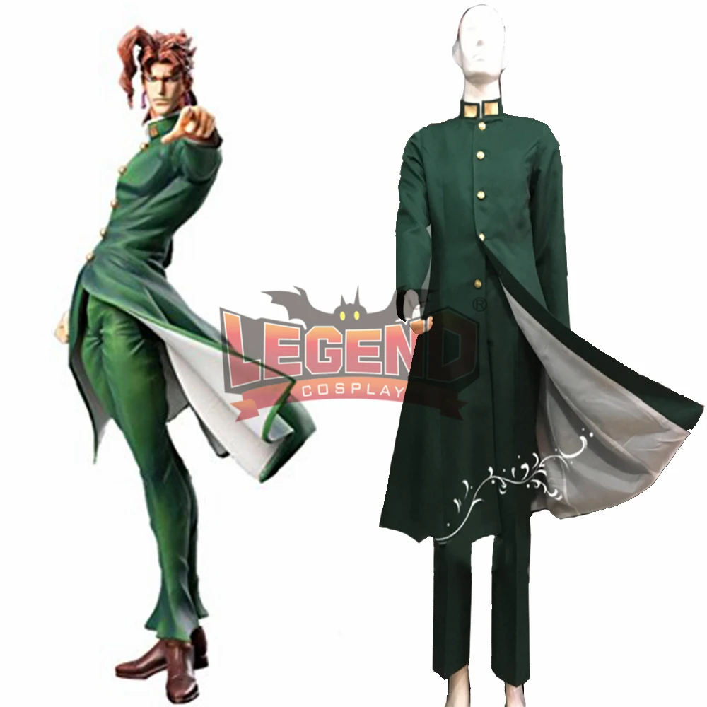 JoJo's Экстравагантное приключение Kakyoin Noriaki костюм для косплея взрослых Тренч