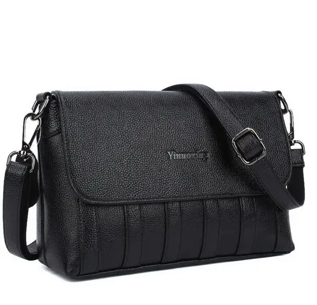 

Women's Genuine Leather Handbags High Quality Shoulder CrossBody Bags Ladies Fashion Messenger Bag Flap Women Bags