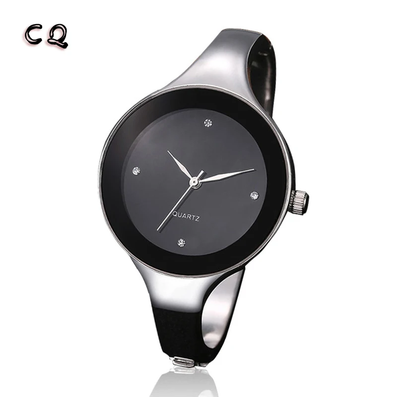

Black and red Stainless steel watch minimalist quartz women watch Fashion temperament ladies dress petals Women's Bracelet Watch