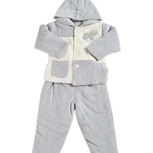 LeJin/ комплект одежды для малышей, верхняя одежда новорожденным, зимний комплект одежды для мальчиков и девочек, пальто с капюшоном, осенние толстовки, теплый хлопок