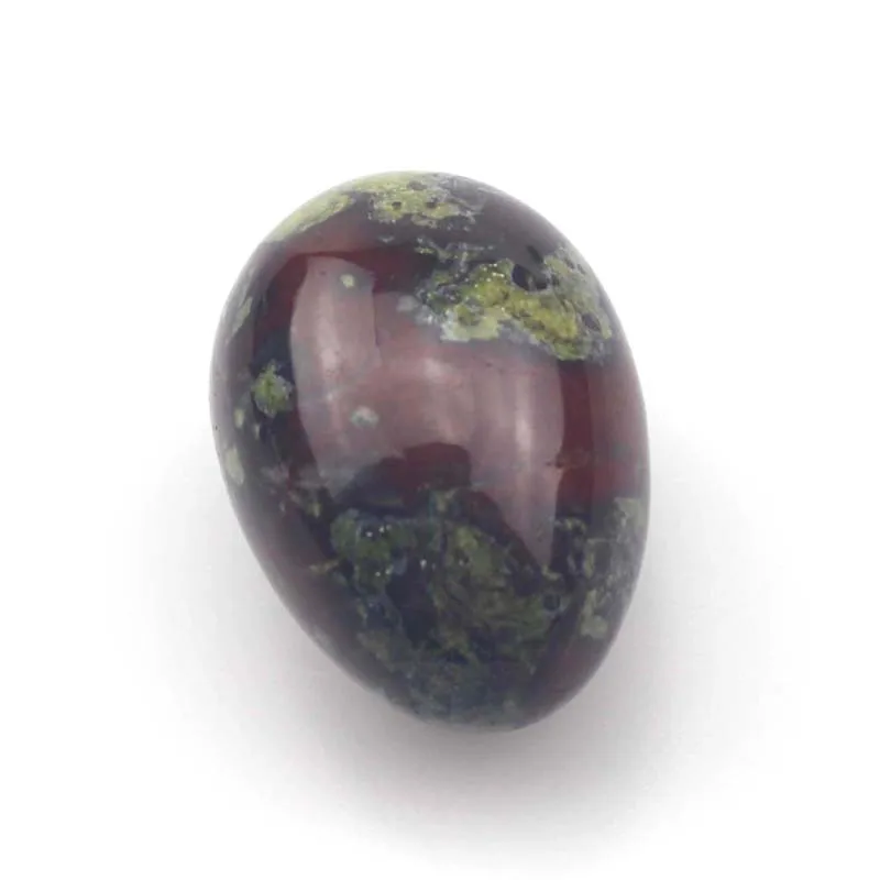 35x35x50 мм яйцевидные бусины из природного камня оптом - Цвет: dragon blood jasper