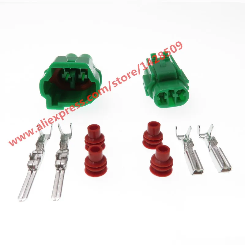 10 Sets 2 Pin Female Male Automotive Connector Tail Light Fog Lamp Plug