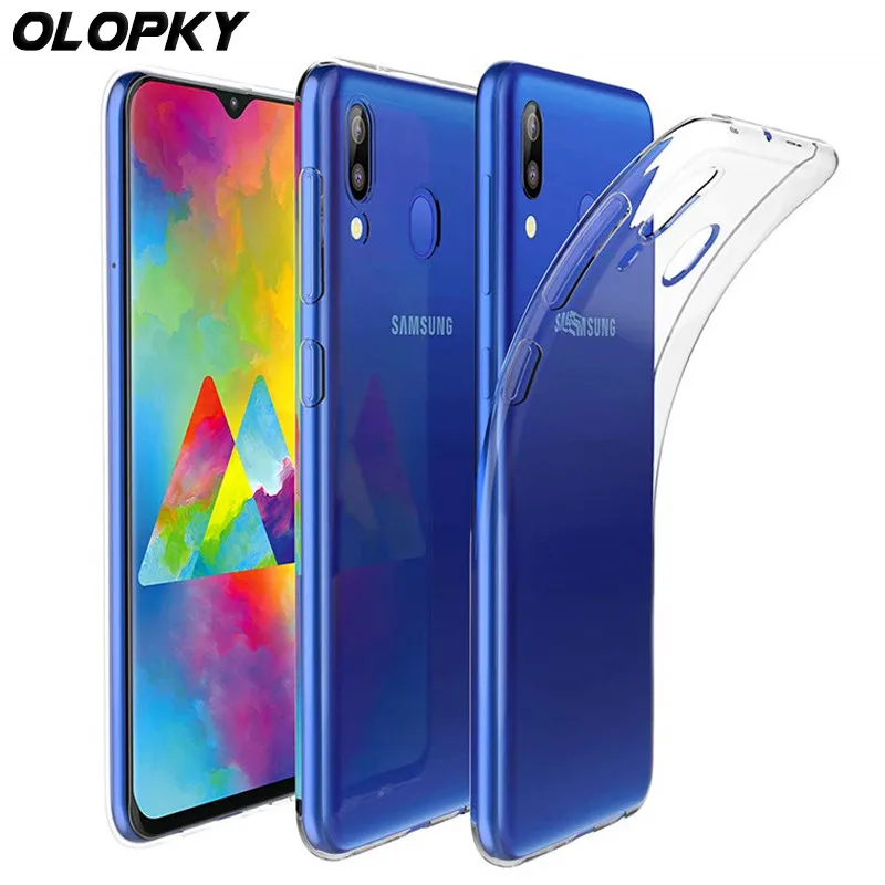 

For Samsung Galaxy M20 Case Transparent Soft TPU Silicone Cover For Samsung Galaxy M20 SM-M205FN/DS SM-M205F/DS M205F Clear Case