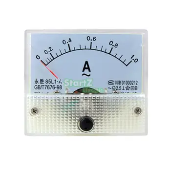 

AC Analog Meter Panel 1A AMP Current Ammeters 85L1 0-1A Gauge