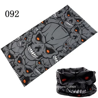 Skull Series Bandanas Sport Bicycle Motorcycle Variety Turban Magic Headband Veil Multi Head Scarf Scarves Face Mask Wrap mens navy scarf