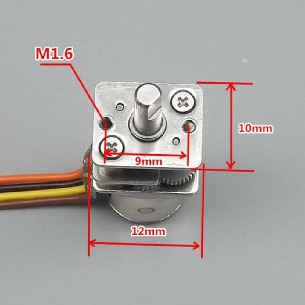 DC 5V 2-фазный 4-проводной мини-10 мм металлический Шестерни коробка Шестерни шаговый двигатель автомобиля точность Шестерни соотношение 1: 275