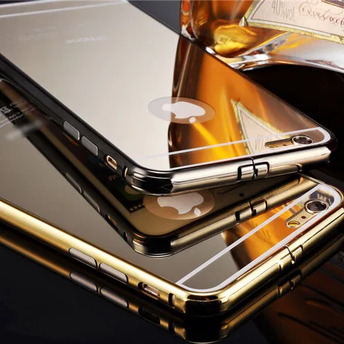 bilder für Marke Gold Glänzende Spiegel Fall für iPhone 7 7 Plus 6 Plus 6 6 s 5 S 5 Samsung Galaxy S6 Rand S6 Aluminium Metall Grenze Capa Fundas bilder für Marke Gold Glänzende Spiegel Fall für iPhone 7 7 Plus 6 Plus 6 6 s 5 S 5 Samsung Galaxy S6 Rand S6 Aluminium Metall Grenze Capa Fundas
