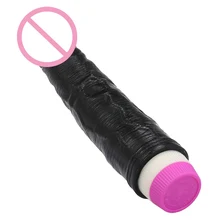 Female Realistic Dildo Big Dick Soft Vibrating Penis Dildo Vibrator Silicone Vagina Massager G-Spot Vibrator Sex Toys For Woman