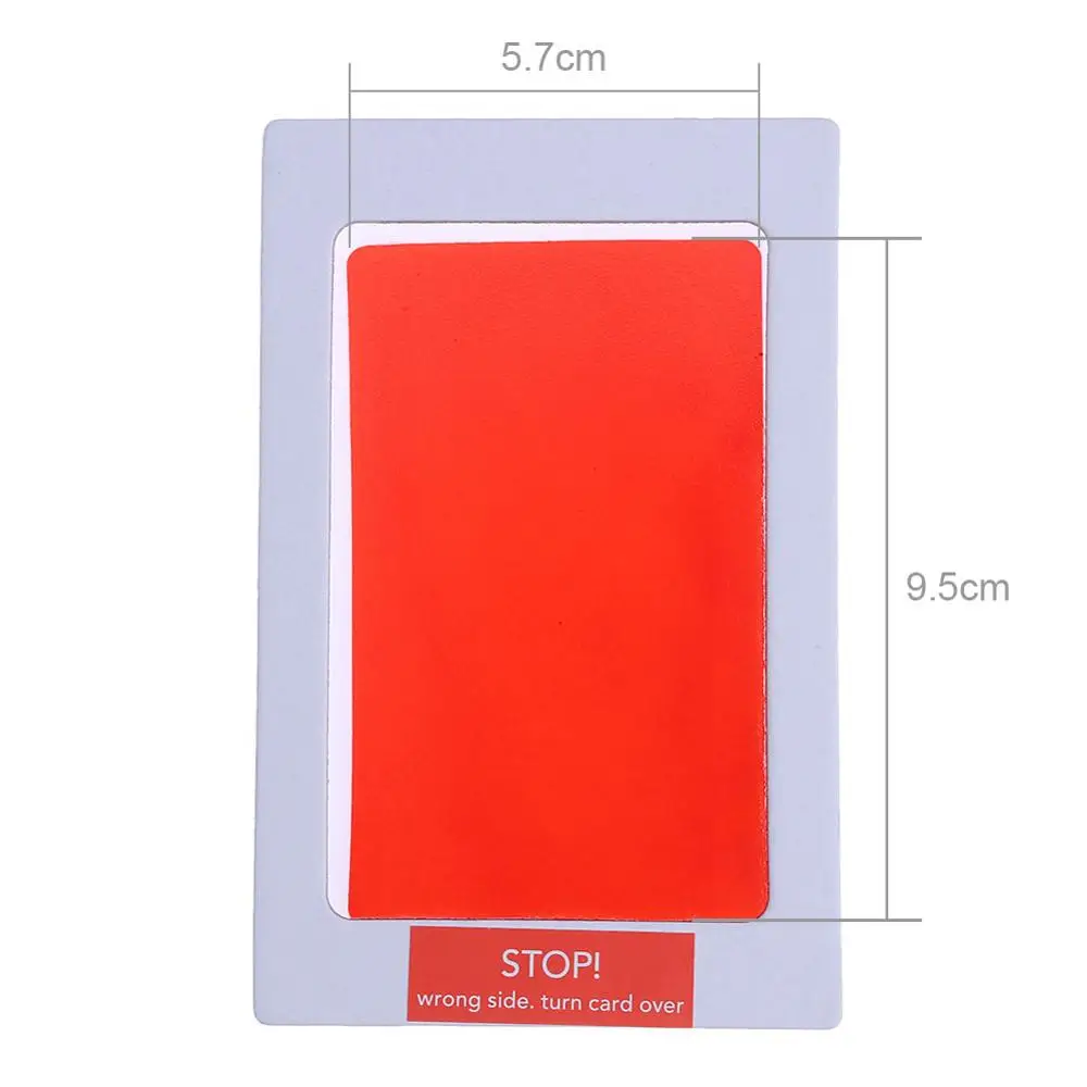 9.5X5.7cm red Новорожденный отпечаток руки ребенка отпечаток ноги отпечаток комплект KidsNon-Toxic ручная подушечка с чернилами для отпечатков сувениры литья прессованная бумага - Цвет: 9.5X5.7cm red