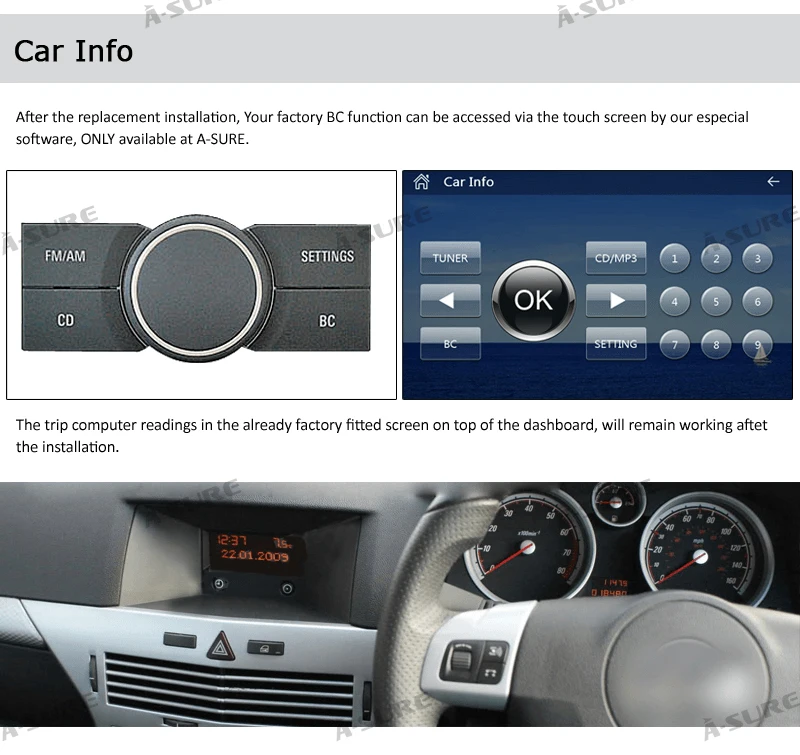 Perfect A-Sure 7" Car Auto Radio GPS Player DVD Navigation For Ford Mondeo Focus Galaxy S-Max C-Max Kuga Rear USB Port & Dual DAB+ 15