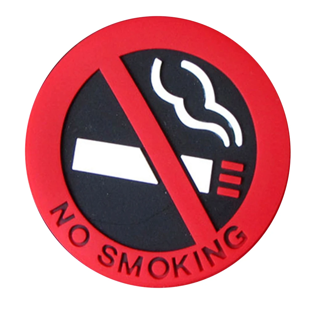 

Self adhesive No Smoking Cigarette Logo Car Sticker Station Vehicle Warning Sign PVC Decal