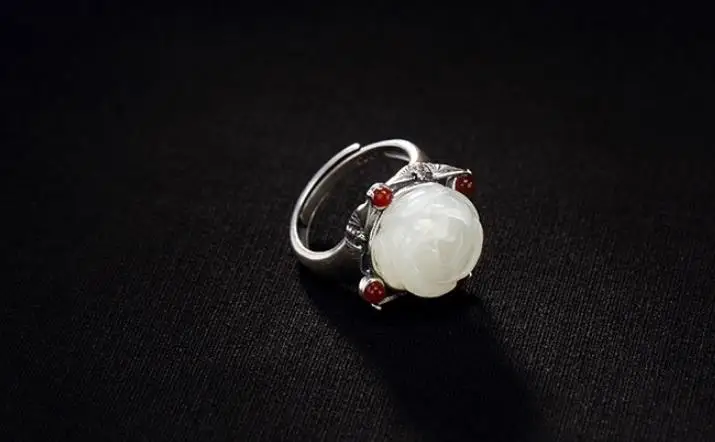 

JOOCHEER Sterling S925 925 silver ring rose vintage trendy ring