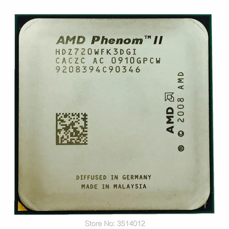 Трехъядерный процессор AMD Phenom II X3 720 2,8 ГГц HDZ720WFK3DGI Socket AM3