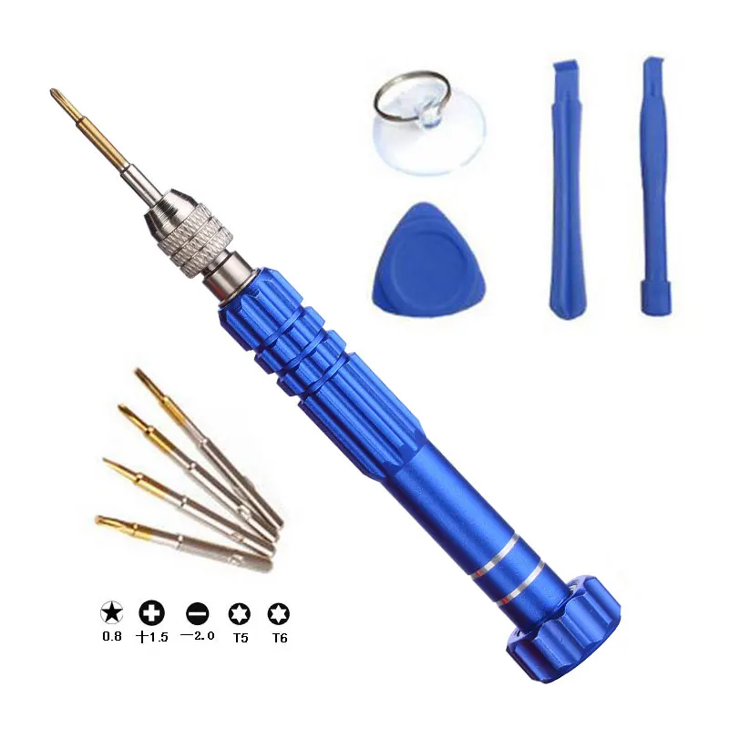 

9 pcs/Lot Precision Screwdriver Set Disassembly Pry Opening Repair Tools Kit For iPhone 4 5S 6 Plus Samsung Ferramenta