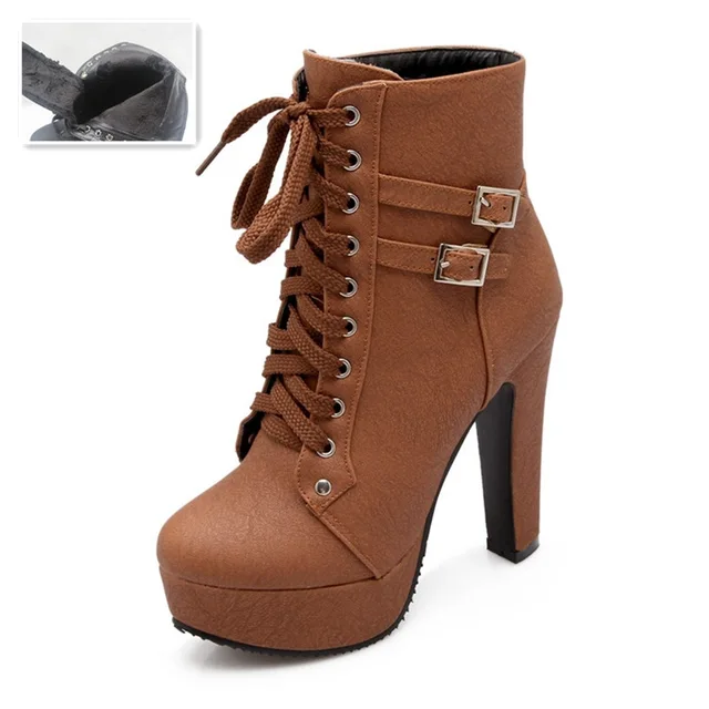 caterpillar high heel boots