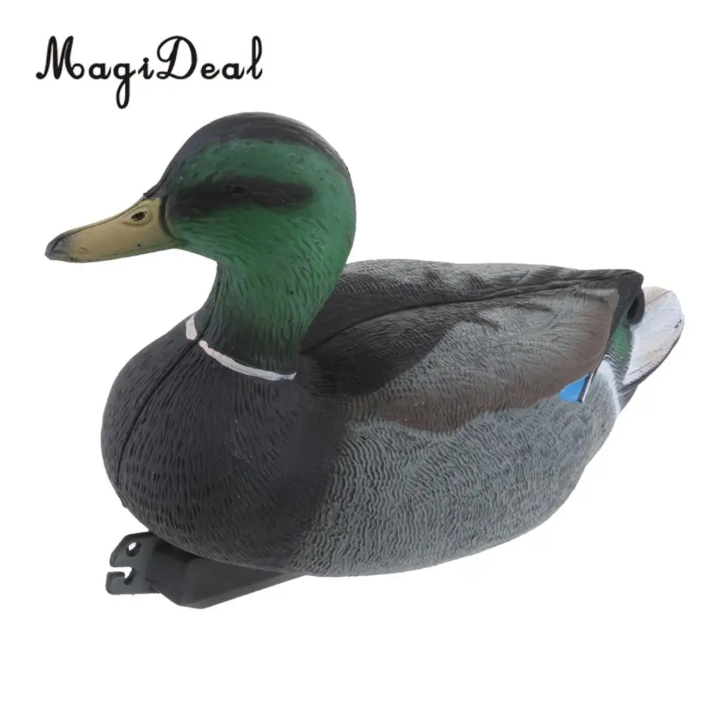 28/29/31/35/37cm Drake Duck Floating Decoy Scarer Weed Pest Control Repeller Ornament for Hunting Shooting Garden Decoration