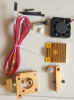 

1set Prusa i3 MK8 extruder aluminum block DIY hotend extrusion kit parts extruder aluminum block 1.75mm 0.4mm