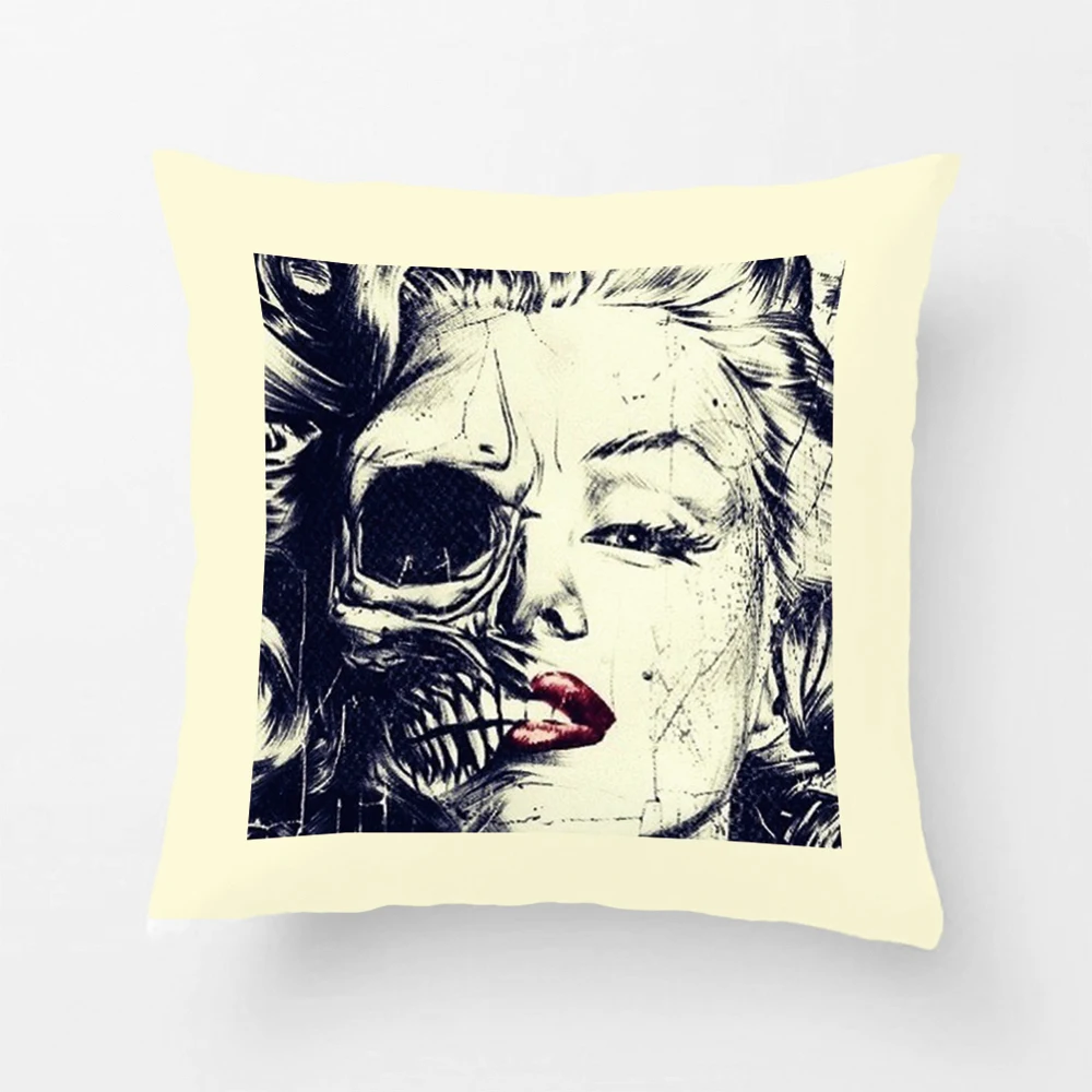 

Skull Beauty Printing Throw Pillow Case Decorative Cushion Cover Pillowcase Perfect Gift By Lvsure For Car Sofa Seat