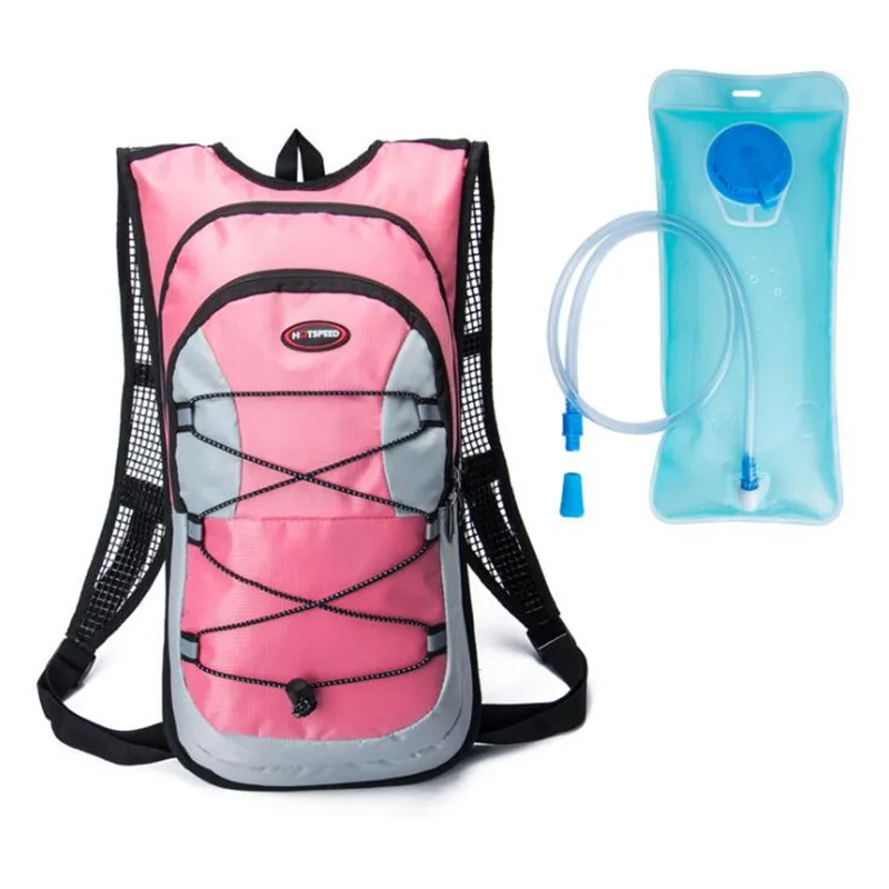 2Л сумка для воды велосипедный рюкзак 15л оборудование для езды на велосипеде открытый спортивный рюкзак для хранения воды для хранения еды дорожная сумка для горного велосипеда - Цвет: pink