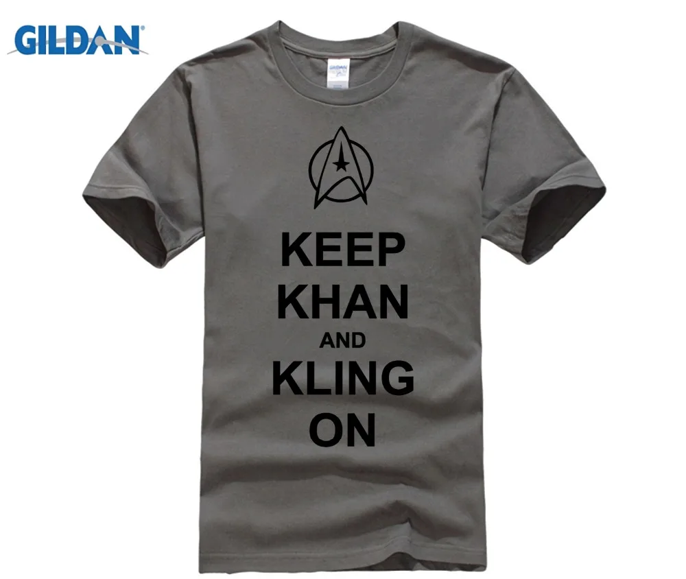

Mens Keep Khan And Klingon T Shirt - Funny Star Startrek Tshirt - Spock