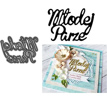 

Polish language Young couple Metal Cutting Dies Stencils Scrapbooking Album Paper Card Decorative Craft Embossing New 2019