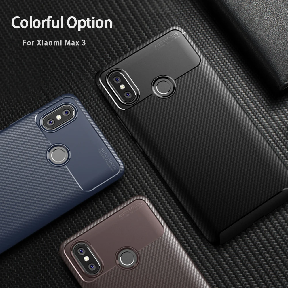 Best Carbon Fiber Case for Xiaomi 8 explore 9 SE 6X A2 Lite Max 3 Mix 3 Play Pocophone F1 Redmi Go 5 Plus 6A Note 5 6 7 pro TPU Cover