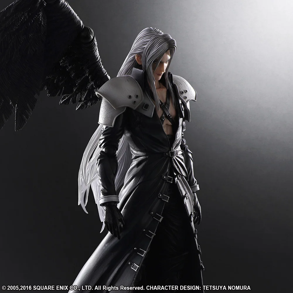 Play Arts Final Fantasy 7 Сефирот фигурка Коллекционная модель игрушки 25 см