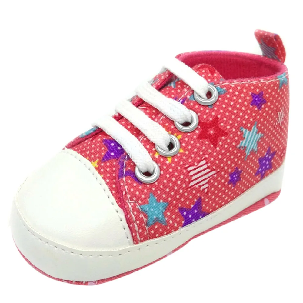 Модная обувь для маленьких мальчиков и девочек, кроссовки с нескользящей мягкой подошвой, яркие парусиновые туфли для новорожденных мальчиков и девочек