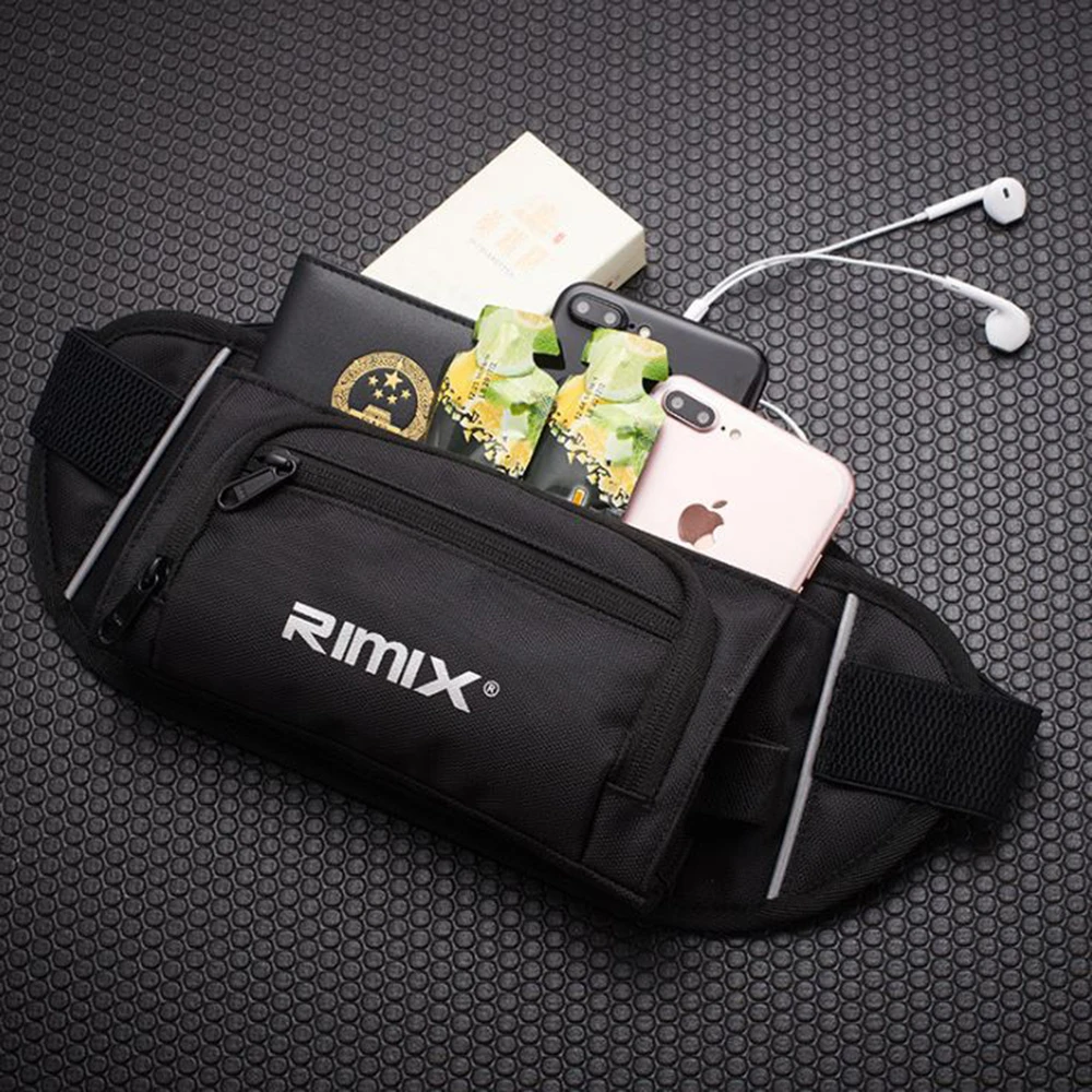 RIMIX Unisex Foldable Multi pocket Kettle Running Waist Bag Marathon