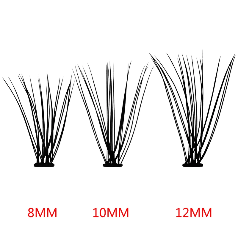 SHIDISHANGPIN 60 шт. 0,07 мм объемные ресницы Профессиональный Макияж Индивидуальный кластера ресницы русский объем и удлинение ресниц
