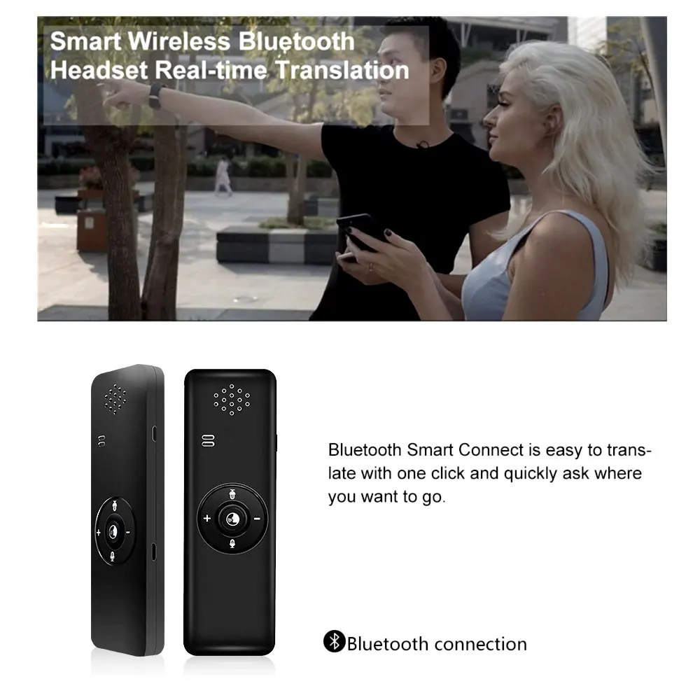 Smart Instant Speech в автономном режиме T11 переводчик нескольких языков Bluetooth портативный точный перевод и быстрый отклик