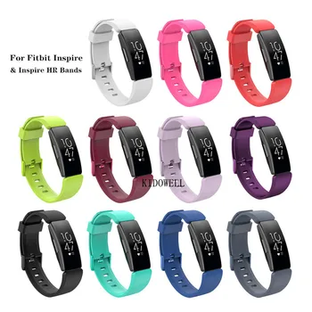 

100pcs Good Price! Replacement Classic Silicone Band Strap Wristband Bracelet For Fitbit inspire/inspire HR Watch Band S/L Size