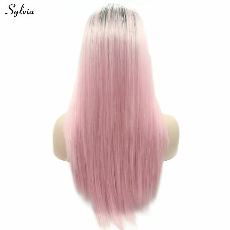 pink synthetic wig (3)