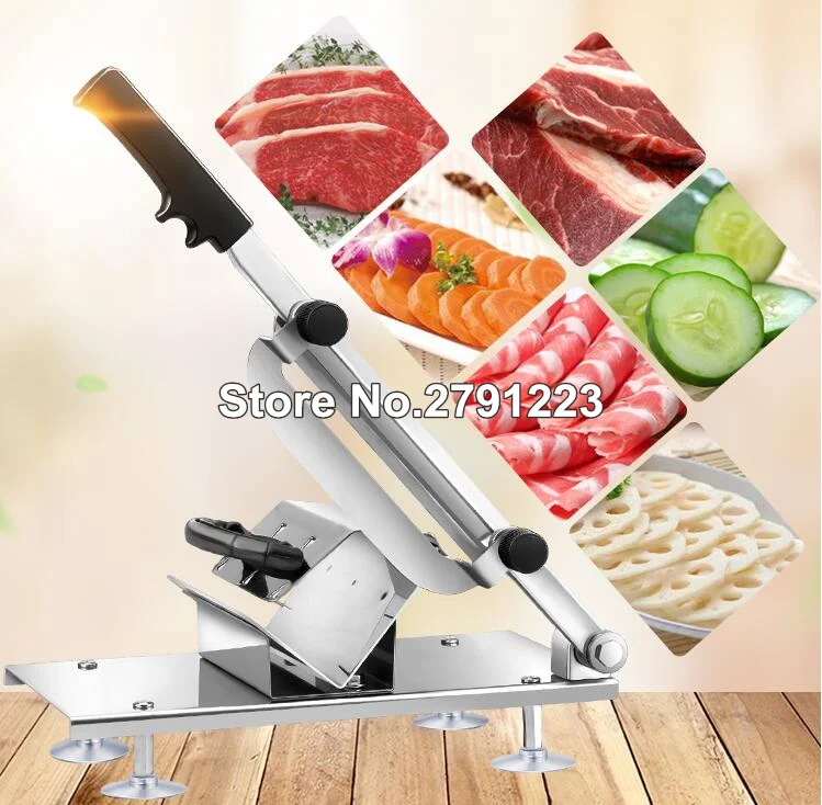 New Style Household Manual Meat Slicer Lamb Beef Cutting Machine Vegetable Mutton Rolls Hand Mincer Cutter Best Promotion | Дом и сад