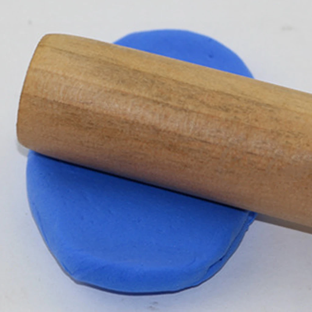 Wooden Rolling Pin Wood Roller Stick For Ceramics Pottery Clay Tools 