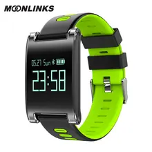 Moonlinks DM68-Double color waterproof smart watch blood pressure ladies watches 2017 sports smartwatch for men reloj android