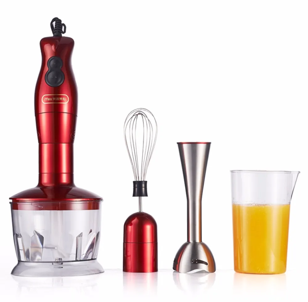 Electric Blender Portable Juicer Hand Mixer Immersion Batedeira Licuadora For Baby Food Maker 4 in 1 Batidora De Mano Electrica