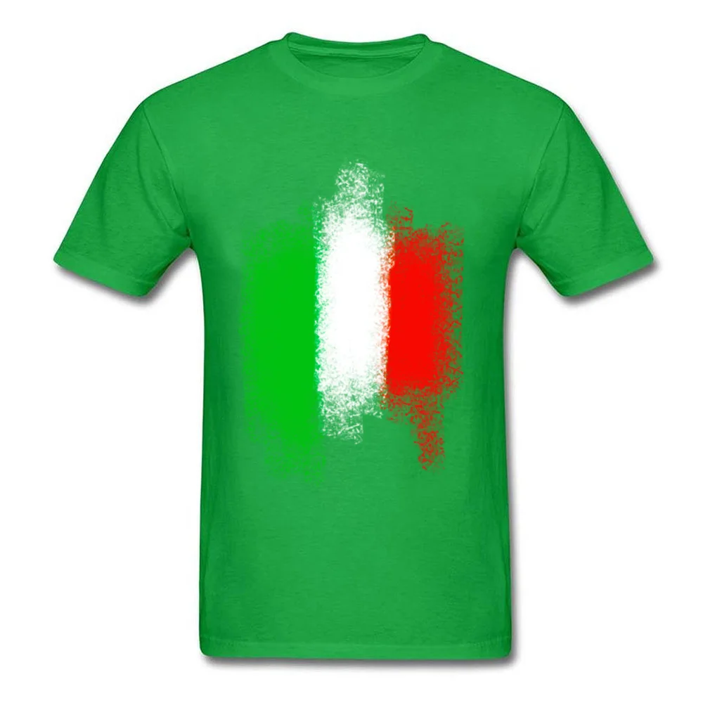 Italy flag T Shirts New Arrival Short Sleeve Gift All Cotton O Neck Boy Tops Shirts Summer Tops & Tees Labor Day Italy flag green