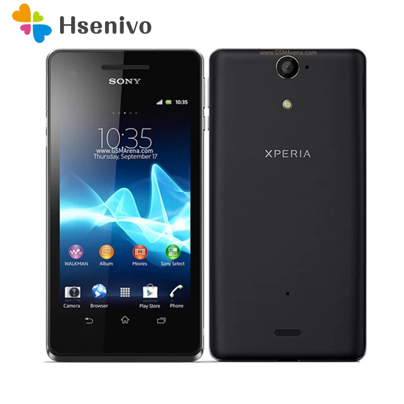 Lt25 Original Sony Xperia V Lt25i teléfono móvil androide Dual Core RAM 1g ROM 8 GB 13 MP Cámara desbloqueado 3G WIFI GPS del teléfono celular - 1