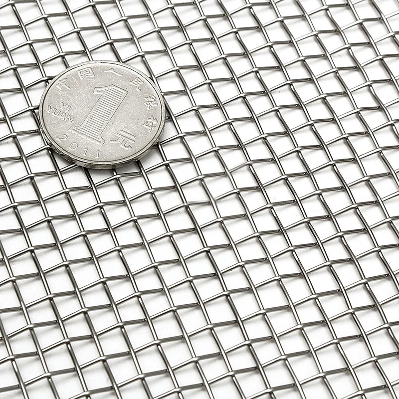 5/8/20/30/40 Mesh Stainless Steel Woven Cloth Screen Wire Filter Sheet 15*30cm