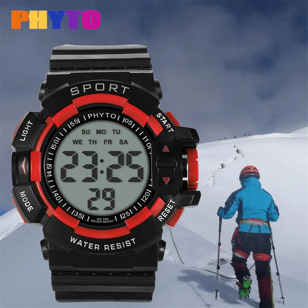 

Fashion High-End Multi-Function 30M Sports Waterproof Electronic Watch Relogio Masculino Watch Men Reloj Hombre Bayan Kol Saati
