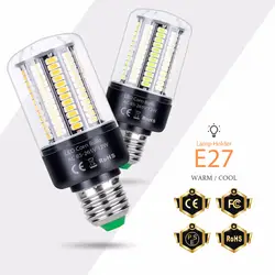 Bombillas светодио дный лампа E27 SMD 5736 Lampara светодио дный E14 без мерцания 3,5 Вт 5 Вт 7 Вт 9 Вт 12 Вт 15 Вт 20 Вт высокое Мощность 28 40 72 108 132 156 189 светодио