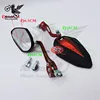 10mm 8mm colorful decal moto rear view mirrors cafe racer motorbike side mirror for vespa piaggio  parts motocross ATV Off-road rear view scooter accessories racing dirtbike colorful pitbike  motorcycle rearview mirror ► Photo 2/6