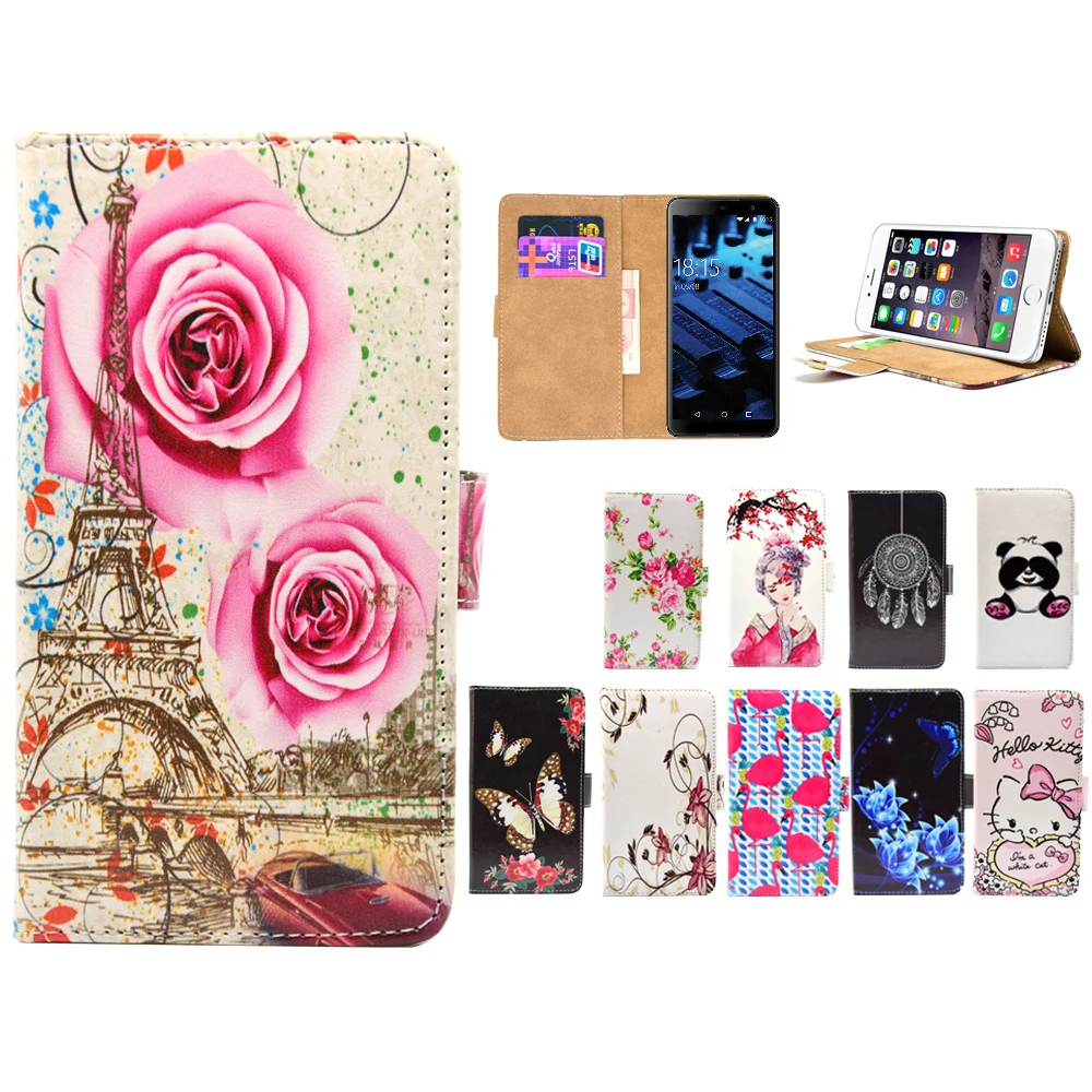 

LIHAIJUN 3C Higt quality Cartoon Flip pu leather Phone Cases Cover For BQ BQ-5707G Next Music