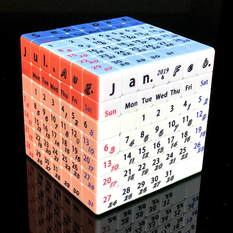 7 Layers Magic Cube 7x7 Calendar neo cube Magico 75 mm Educational Toys For Children over 6 Years Old Puzzle Toys Speed Puzzle 7 Layers Magic Cube 7x7 Calendar neo cube Magico 75 mm Educational Toys For Children over 6 Years Old Puzzle Toys Speed Puzzle