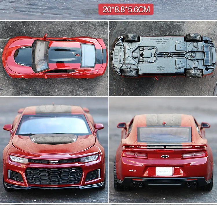 Моделирование 1:24 Шевроле Камаро ZL1 сплав модель автомобиля, расширенная коллекция и подарок модели автомобиля украшения